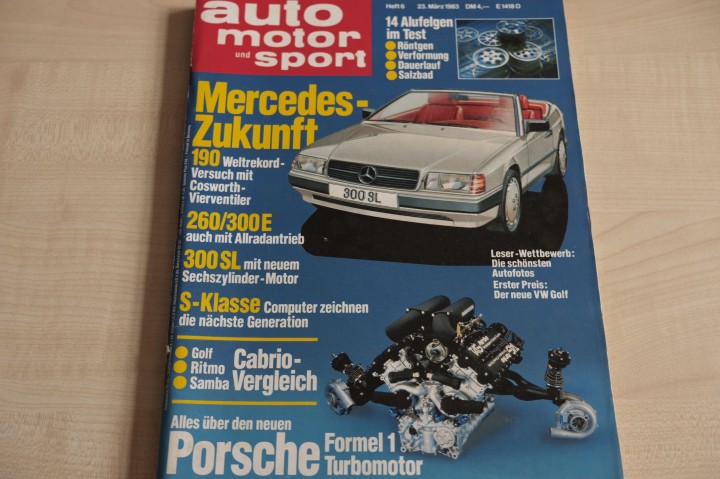 Deckblatt Auto Motor und Sport (06/1983)